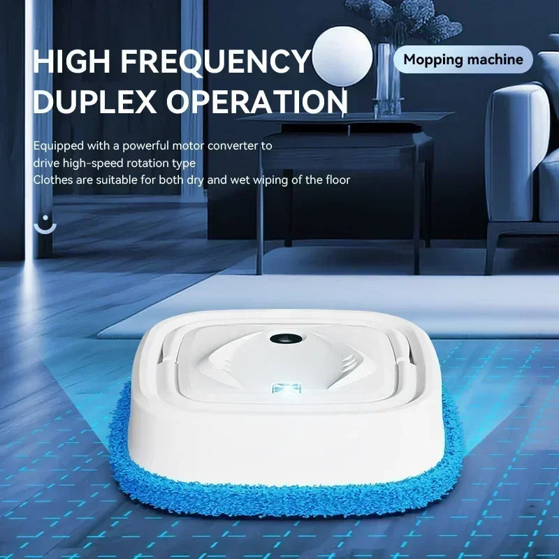 Smart Robot Vacuum with Auto Mopping - Wireless Strong Suction Humidification Spray