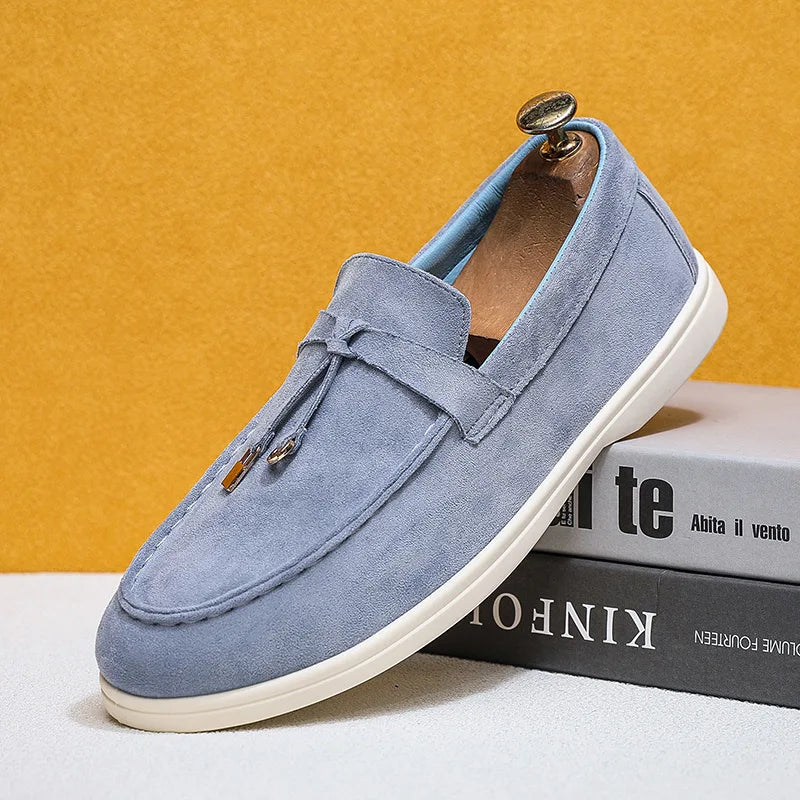 2025 Classics Men's Slip on Loafers Lightweight Breathable Flats Non Slip Comfort Daily Casual Soft Sole Outdoor Walking Shoes