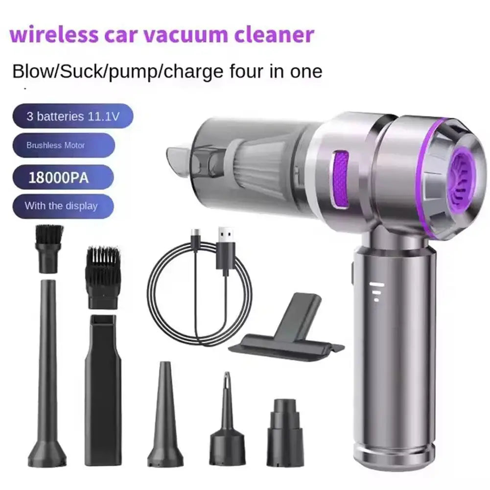 Car vacuum cleaner Wireless Portable Multipurpose Powerful HandHeld Cleaner For Home and Car Cleaning Machine