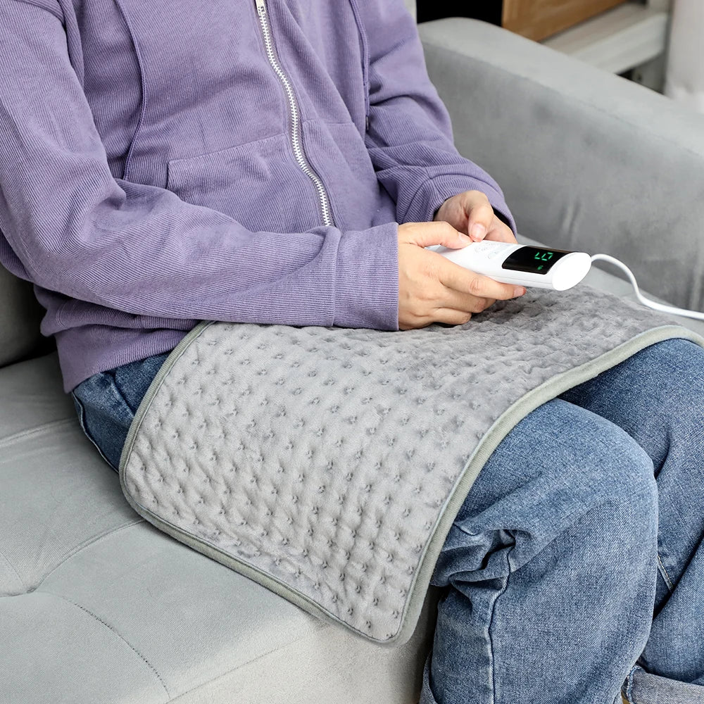 Electric Heating Blanket Thermal Pads Warmer 9 Levels Heated Mat Soft&Safe Winter Body Back Leg Warmer Pads Home Use 60*30cm