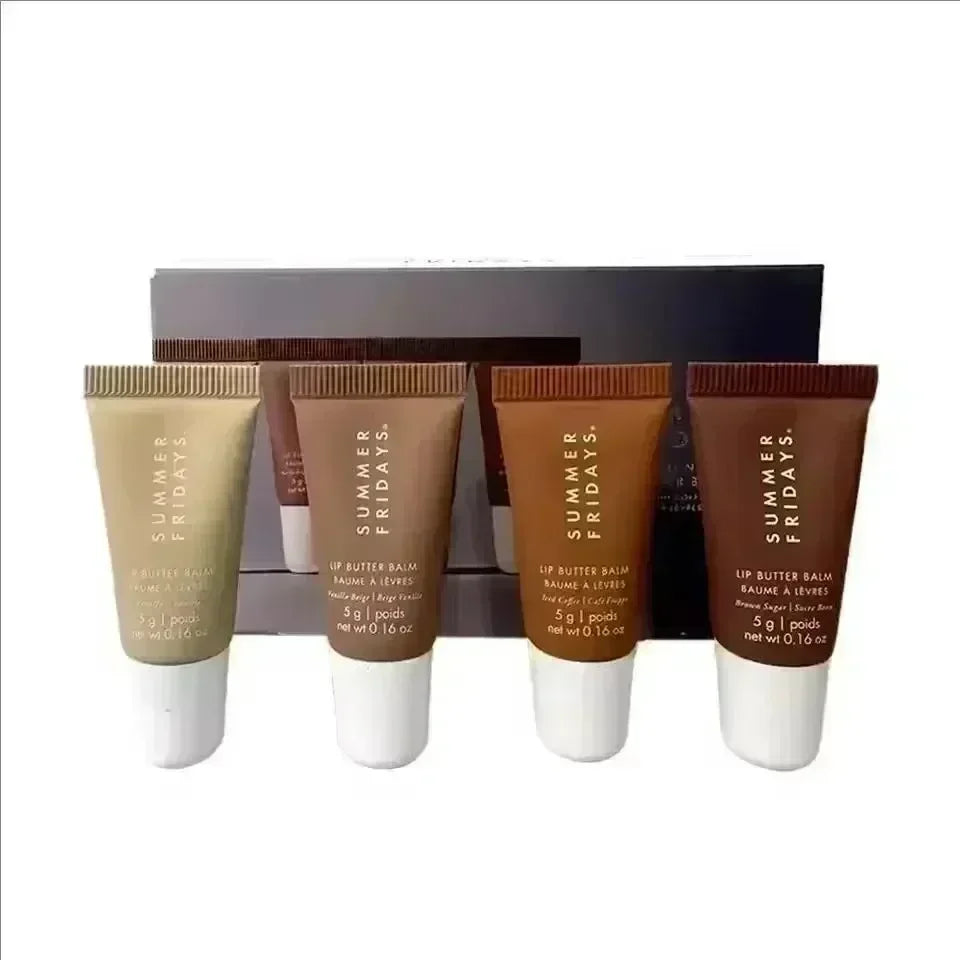 Iced Coffee Butter Lip Balms & Mini Lip Gloss Sets