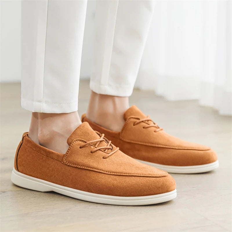 2025 Summer Loafers Men Casual Shoes Breathable Lace Up Lightweight Versatile Comfortable SUMMER CHAMPION