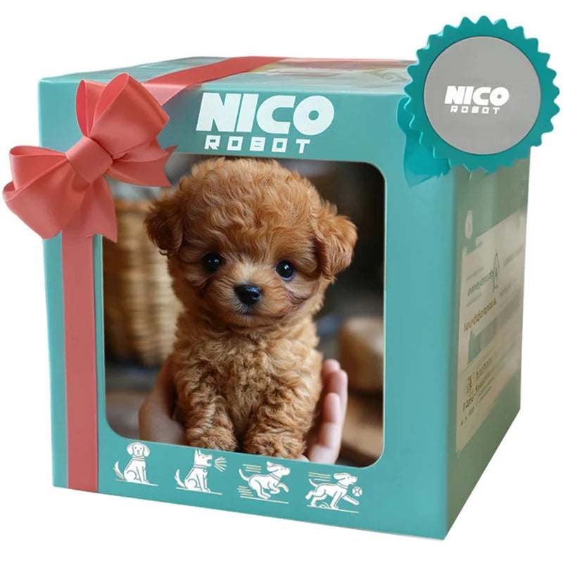AI Robotic Puppy Dog - Realistic Walking Barking Robot Pet That Acts Cute
