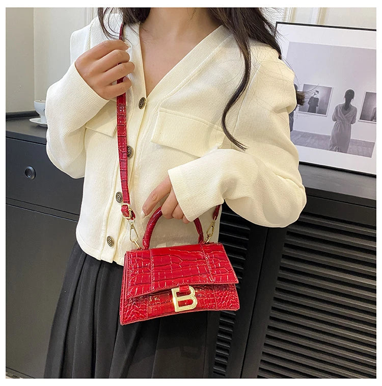 Fashionable Leather Handbag With Spacious Interior For Elegant Ladies By Famous Designer, Luxury Brand