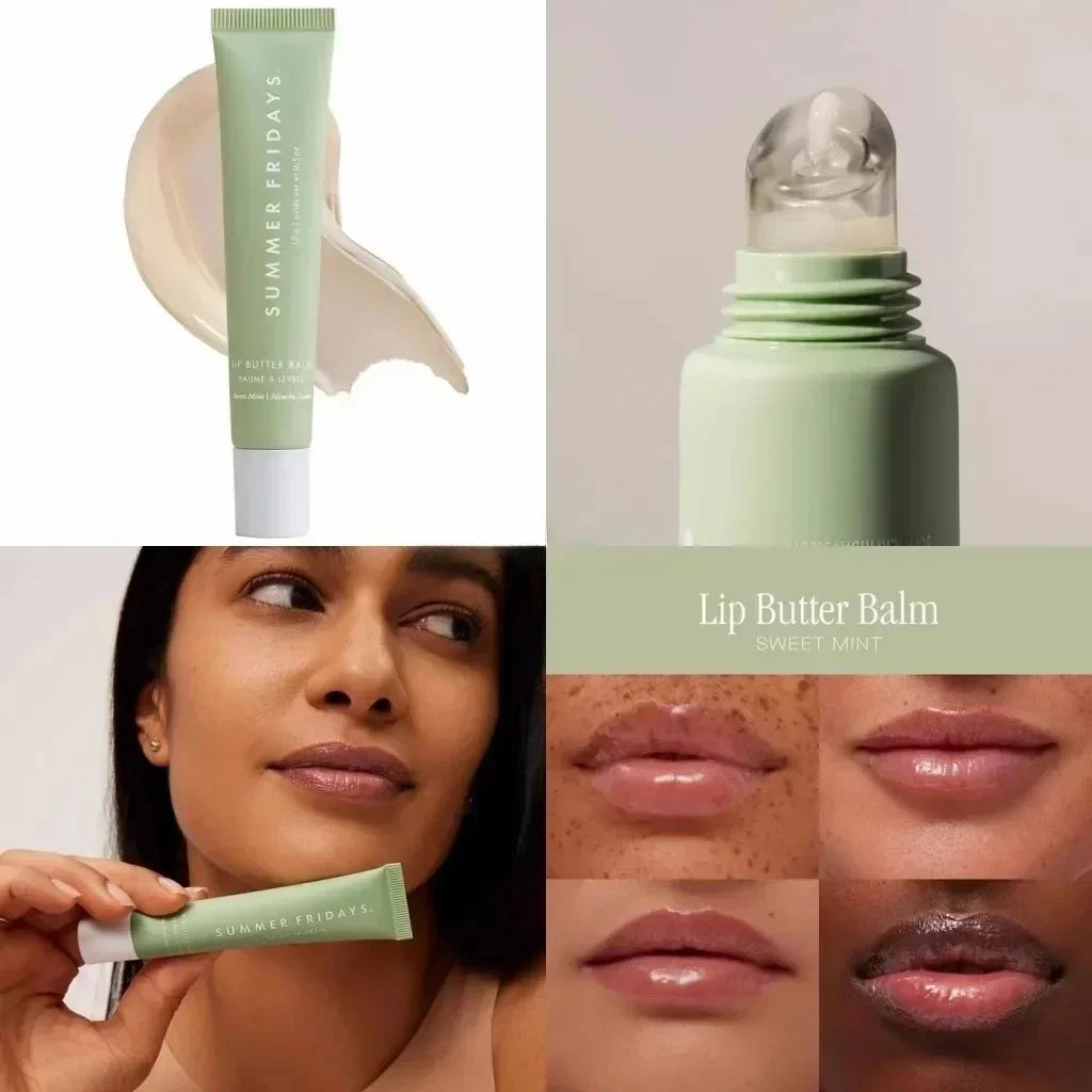 Butter Lip Balm Sets Vanilla Pink Cherry Chocolate