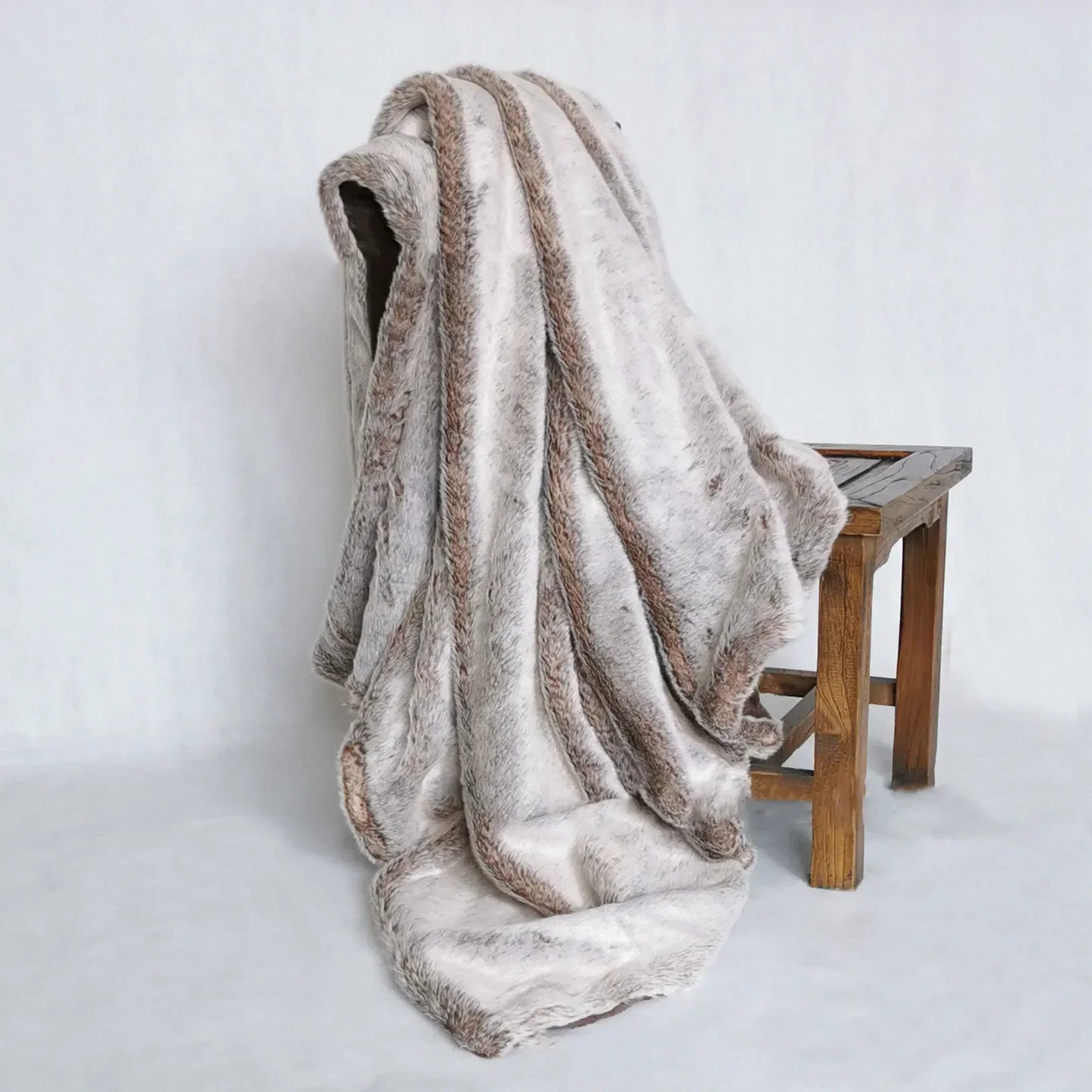 Long Hair Faux Fur Throw Blankets Soft Warm Home Decor Sofa Cover PV Plush Imitated Rabbit Fur Blankets