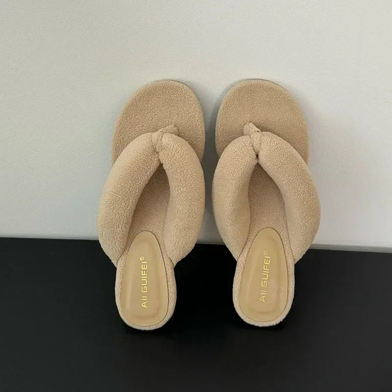Comfort Soft Wedges Slippers Women Summer Sexy Clip Toe Flip Flops Fashion Non-slip Vacation Beach Slide Sandals Sandalias Mujer