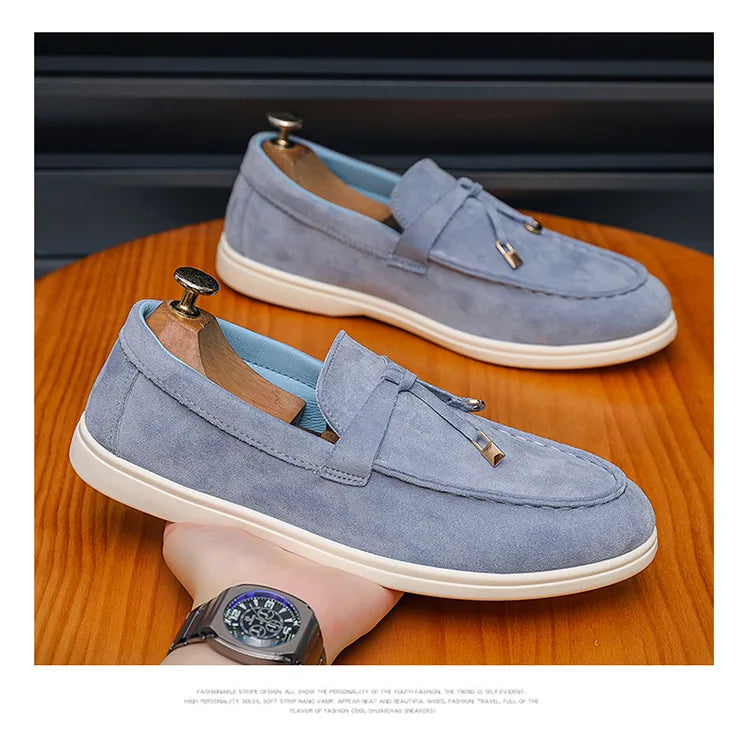 2025 Classics Men's Slip on Loafers Lightweight Breathable Flats Non Slip Comfort Daily Casual Soft Sole Outdoor Walking Shoes