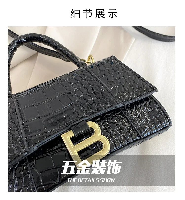 Fashionable Leather Handbag With Spacious Interior For Elegant Ladies By Famous Designer, Luxury Brand