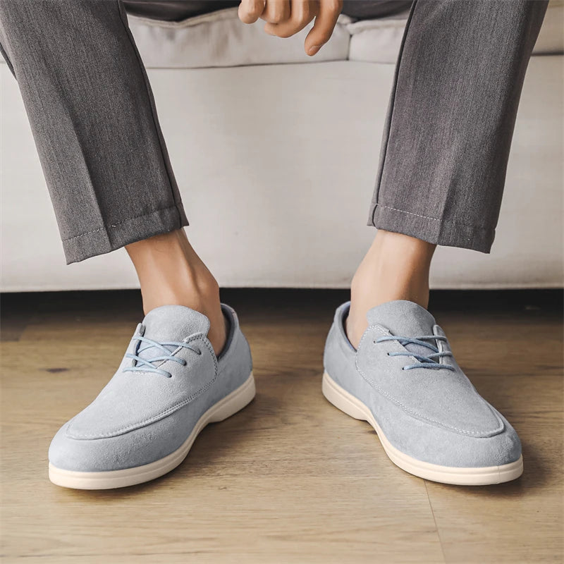 2025 Summer Loafers Men Casual Shoes Breathable Lace Up Lightweight Versatile Comfortable SUMMER CHAMPION
