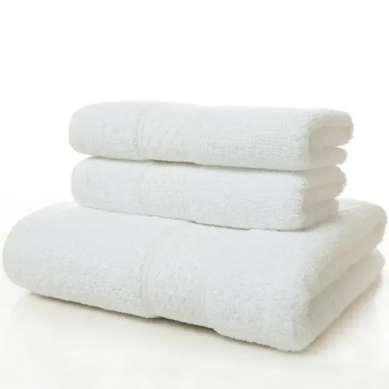 Three-piece towel bath towel 70x140cm square absorbent couple household towel set