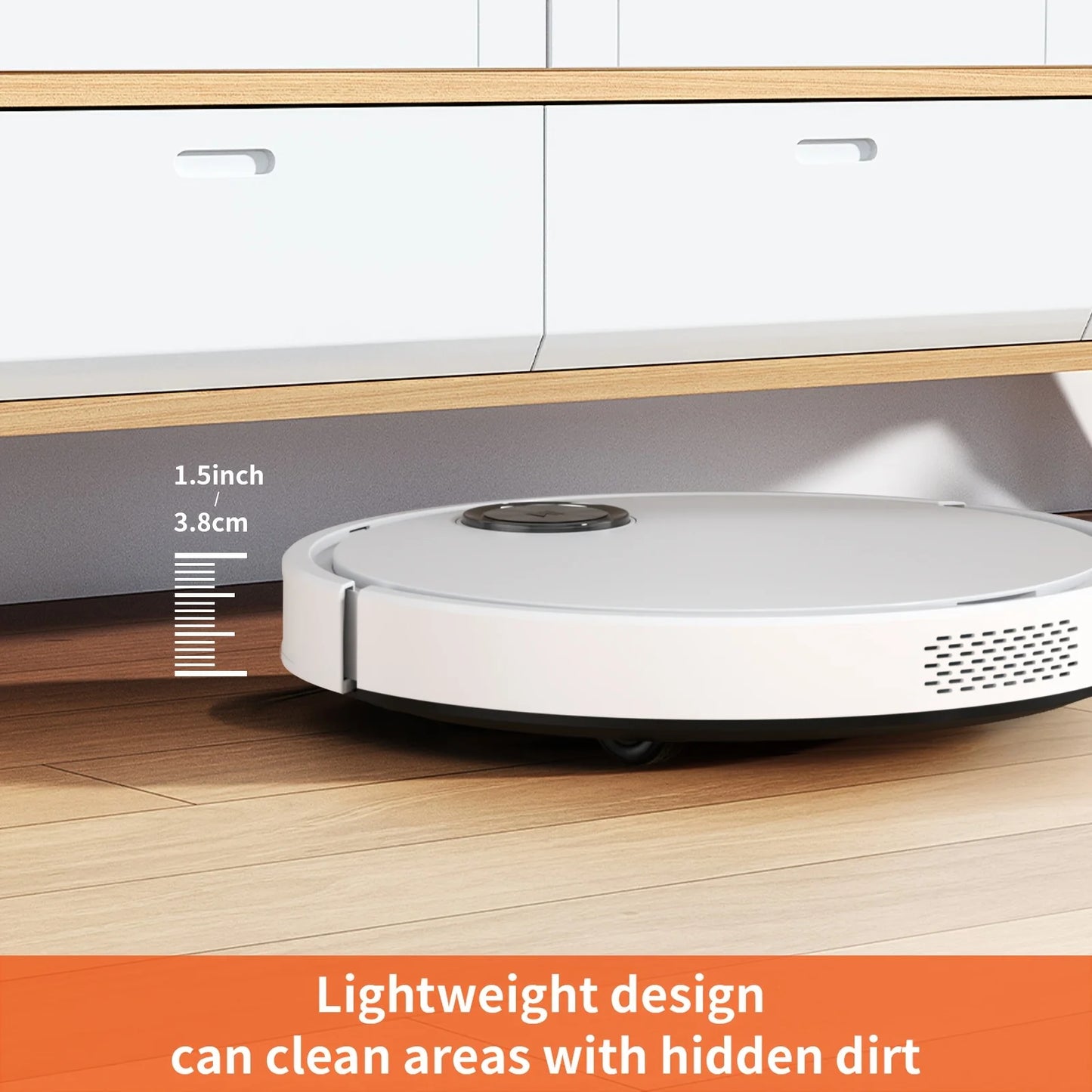 Smart Robot Vacuum with APP Control - Multi-Functional Floor Cleaning for Busy Families