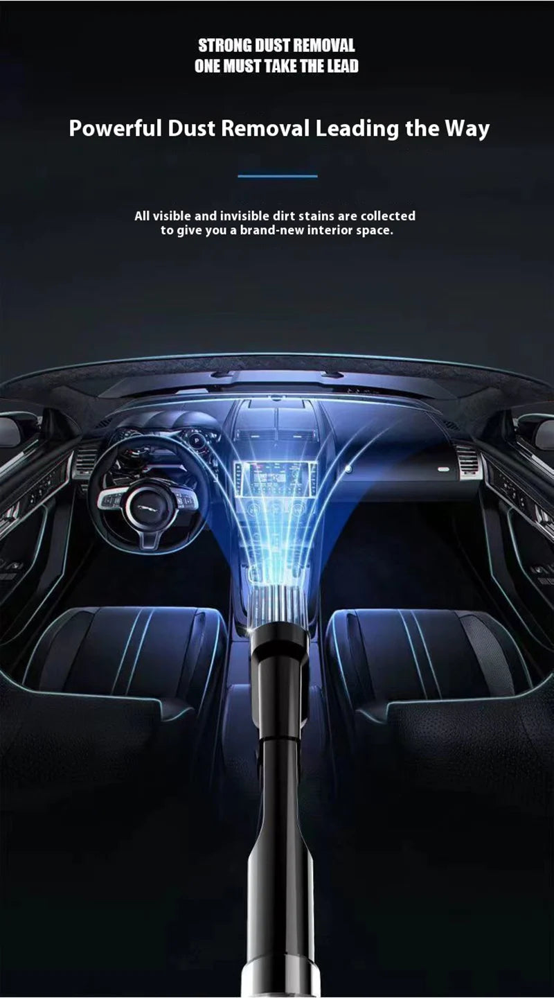 New Portable Wireless Car Vacuum Cleaner Wireless Vacuum Cleaner Dual Use for Home and Car 30W High Power Powerful Vacuum Cleane