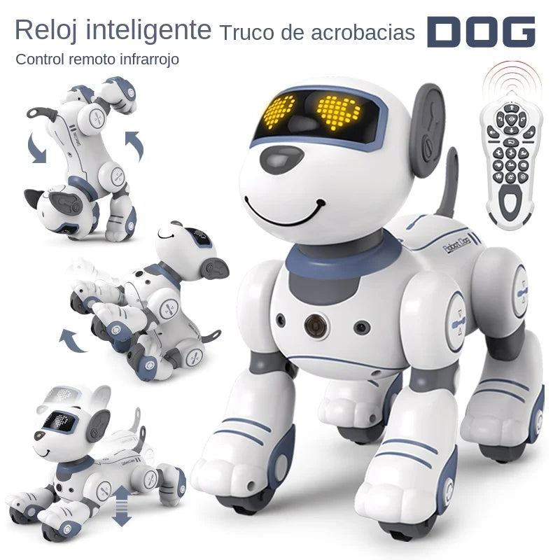 Intelligent Robot Dog - Remote Control Electronic Pet with Stunts for Kids