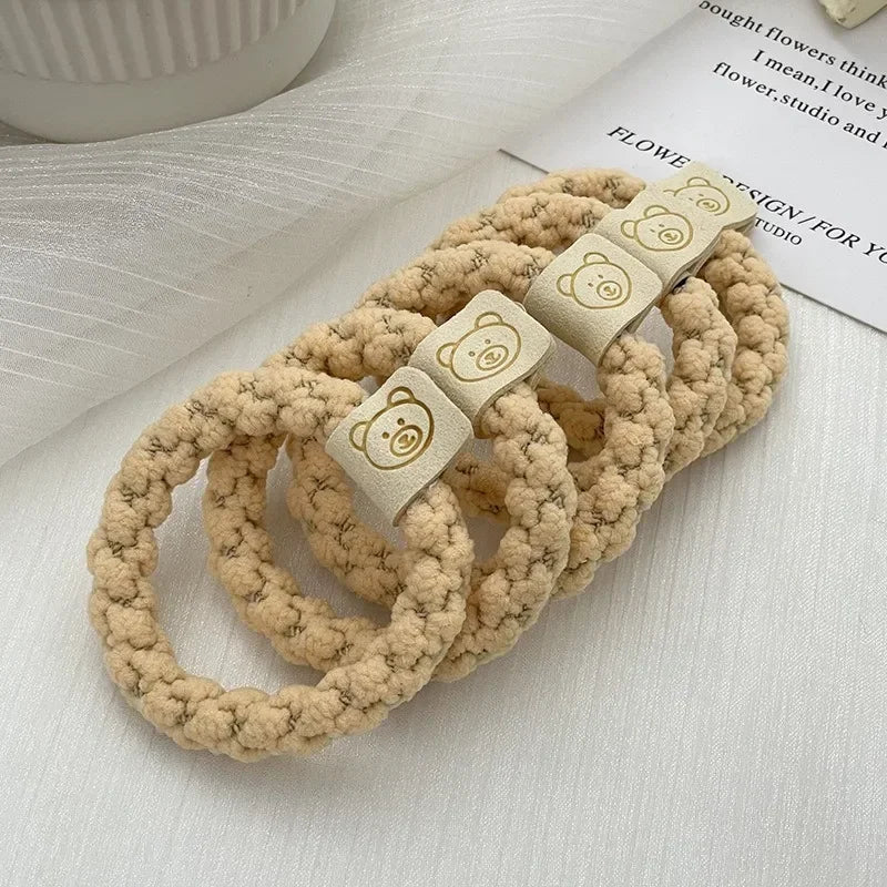 Elastic Hair Bands, High Stretch Durable Hair Ties, Trendy Rubber Bands, Fashionable Hair Accessories, Stylish Ponytail Holders