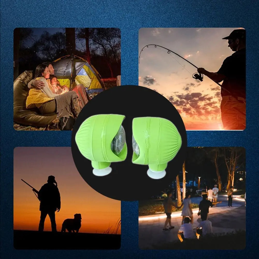 2Pcs LED Headlights for Crocs Shoe Light Up Charm with 3 Light Modes Flashlight Lights Waterproof Adults Kids Night Runners