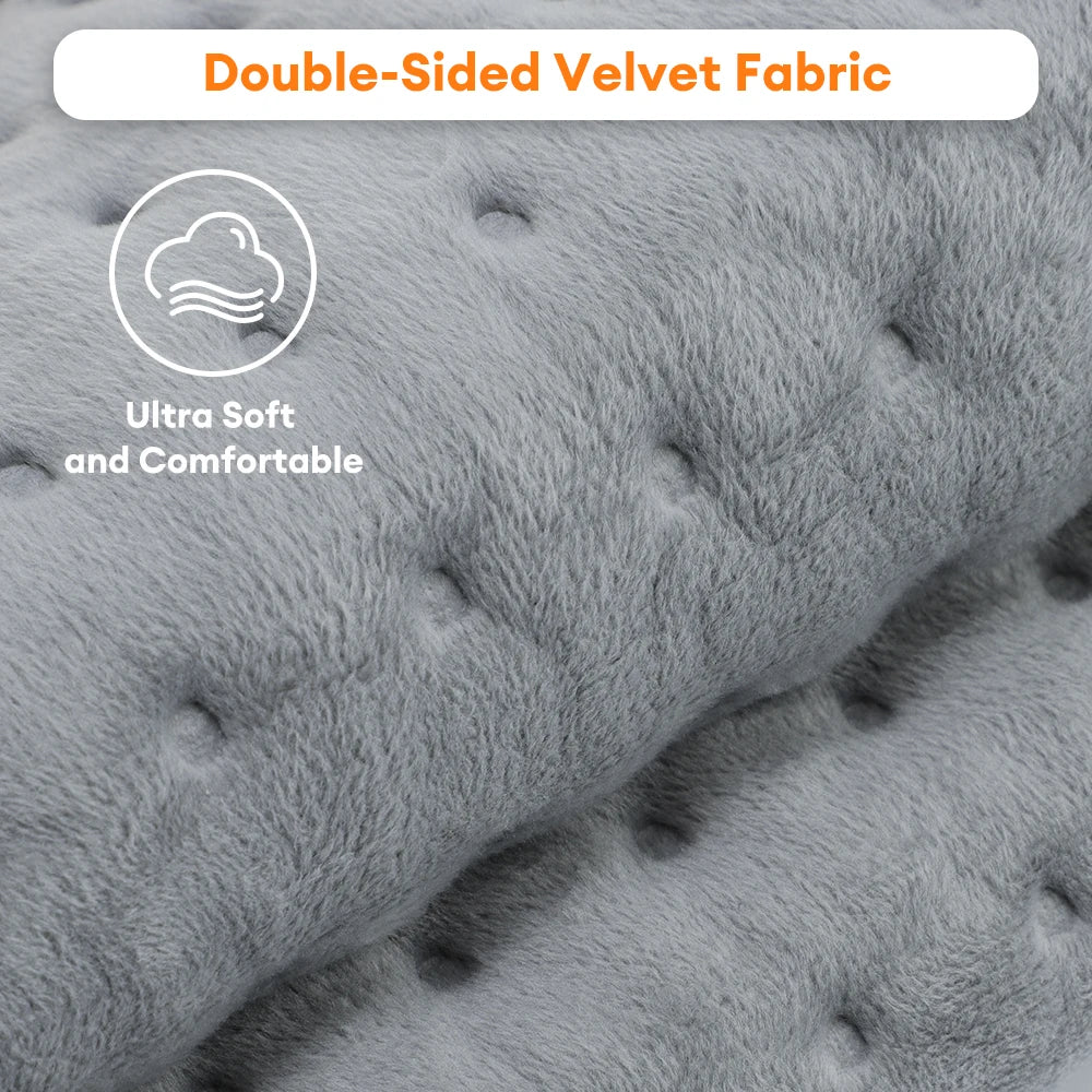 Electric Heating Blanket Thermal Pads Warmer 9 Levels Heated Mat Soft&Safe Winter Body Back Leg Warmer Pads Home Use 60*30cm