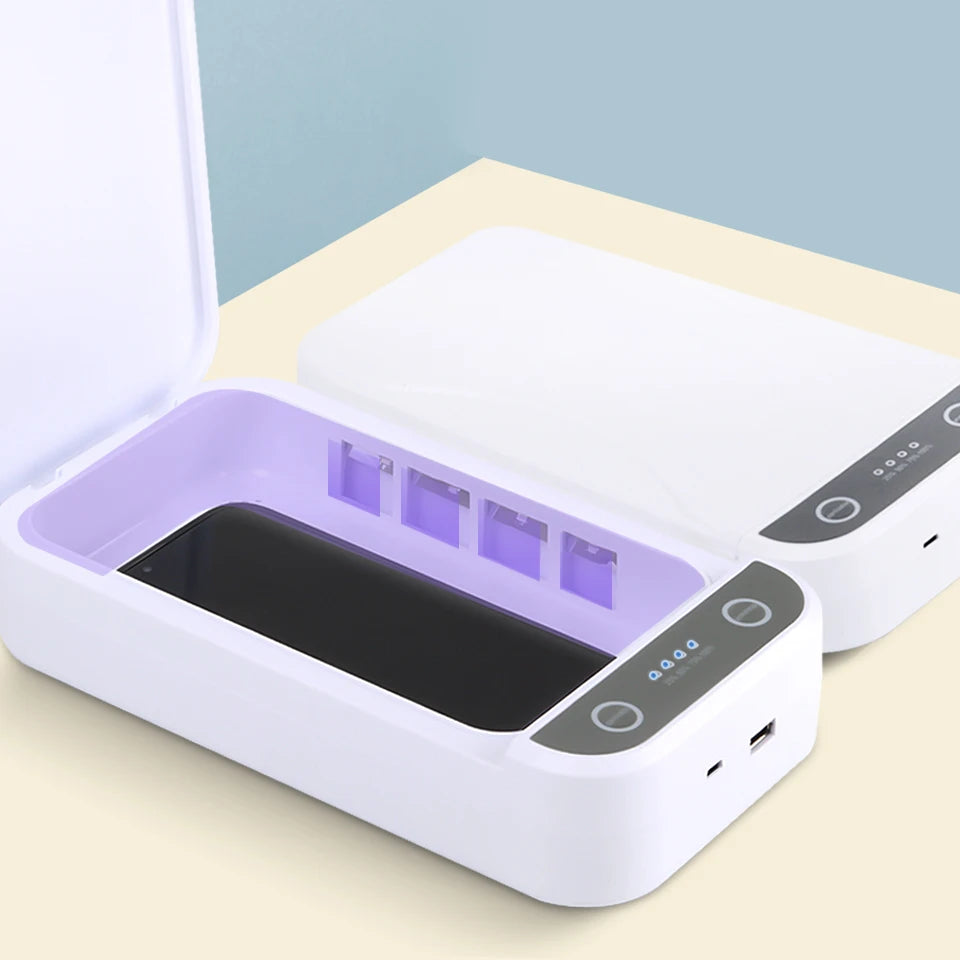 UV Light Sanitizer Box - Portable UVC Sterilizer for Phone, Baby Care & Beauty Tools