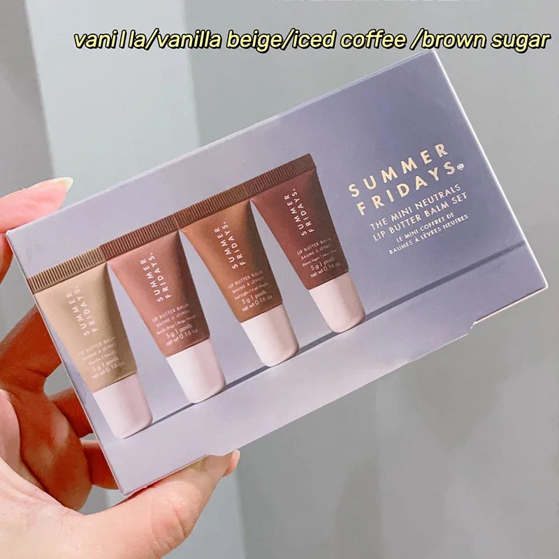 Mirrored Lip Balm with Vanilla Pink Sugar Coffee Cake Scent