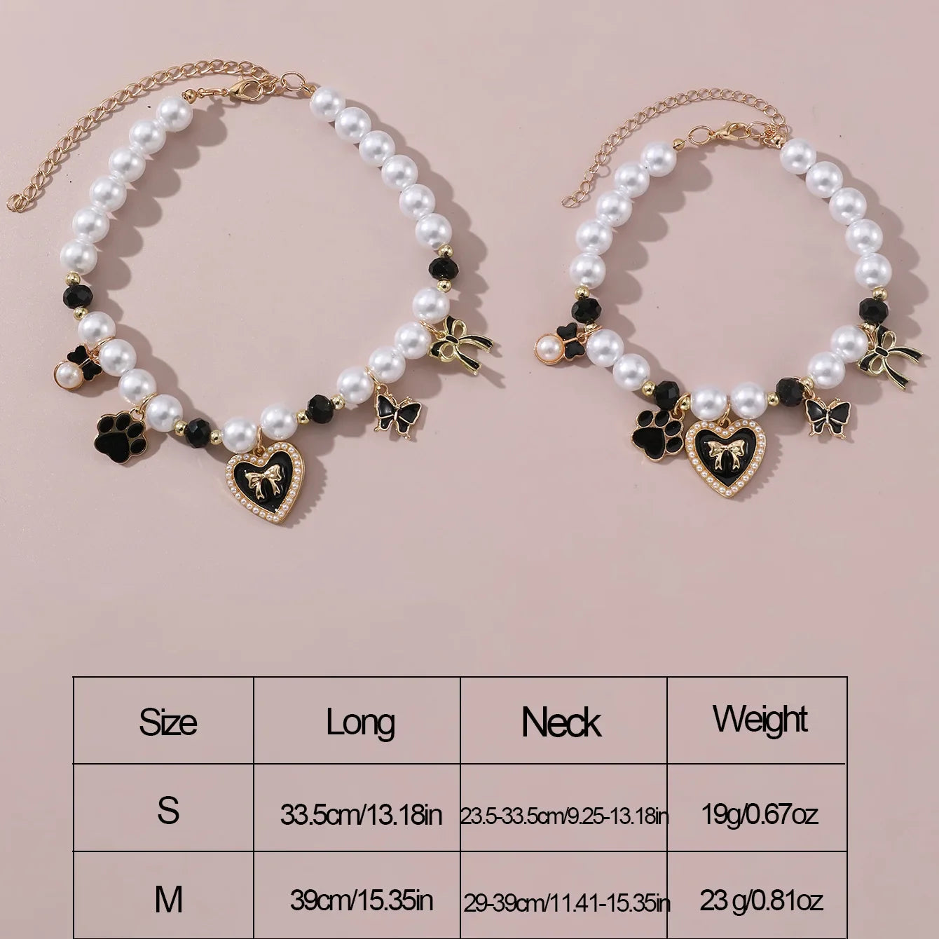 Imitation Pearl Cute Dog Necklace Pet Collar Accessories Jewelry Neck Chain For Small Dogs Large Dog Cats necklace