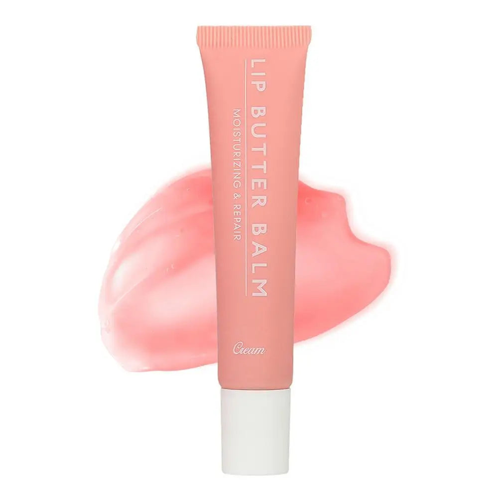 Crystal Lip Butter Balm - Moisturizing Jelly Oil Lipgloss with Brown Sugar Cherry Pink Tints