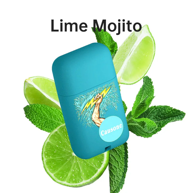 Natural Energy & Focus Nasal Inhaler – Double Hole Aromatherapy Stick for Instant Refreshing Boost, Mood & Productivity Enhancer for Men & Women