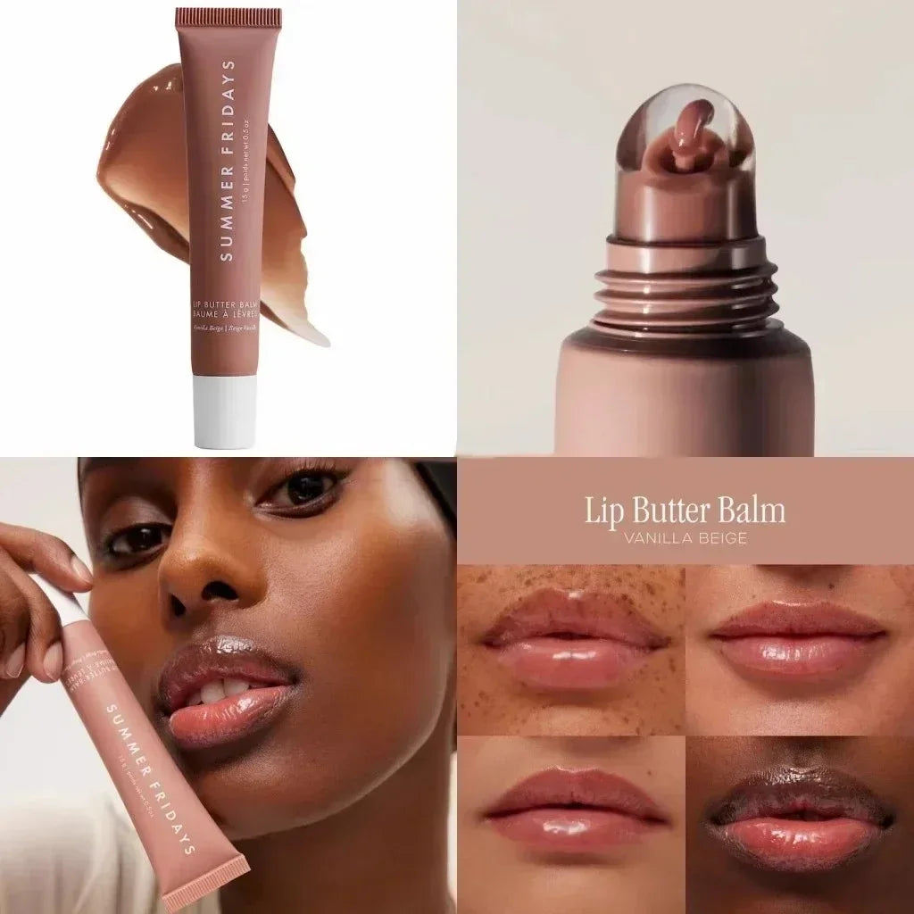 Butter Lip Balm Sets Vanilla Pink Cherry Chocolate