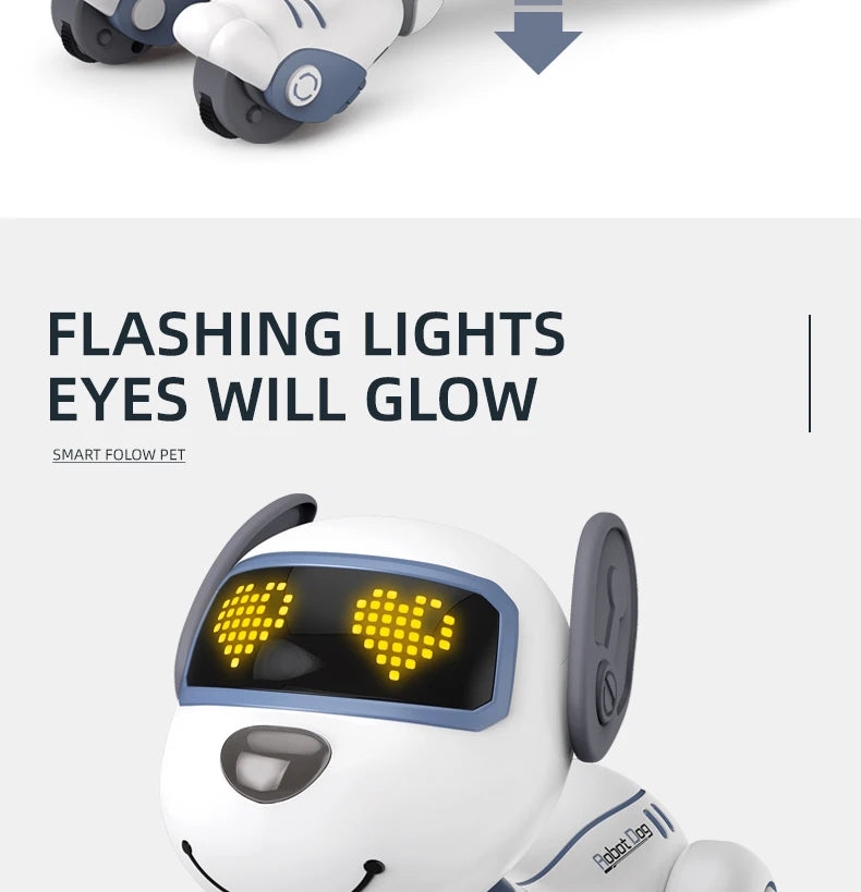 Intelligent Robot Dog - Remote Control Electronic Pet with Stunts for Kids