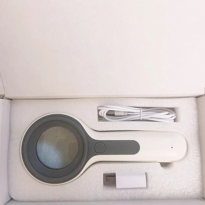 Skin Analyzer Skin Examination Beauty Test Medical Wood's Lamp Dermoscope Medical Woods Lamp Skin Analysis Vitiligo Detector