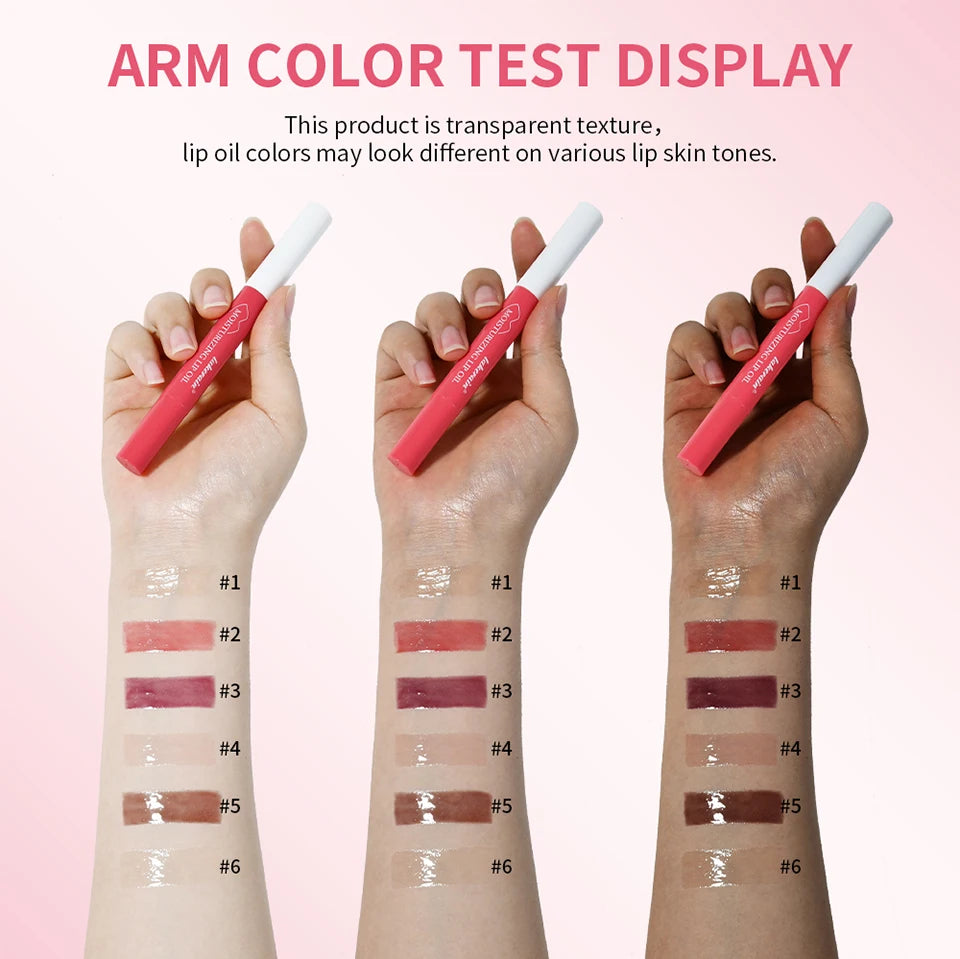 Lip Glosses Long Lasting Lipsticks Makeup Transparent Lip Gloss Care of the Lips Cosmetics Tint Oil Plumping Moisturizing Care