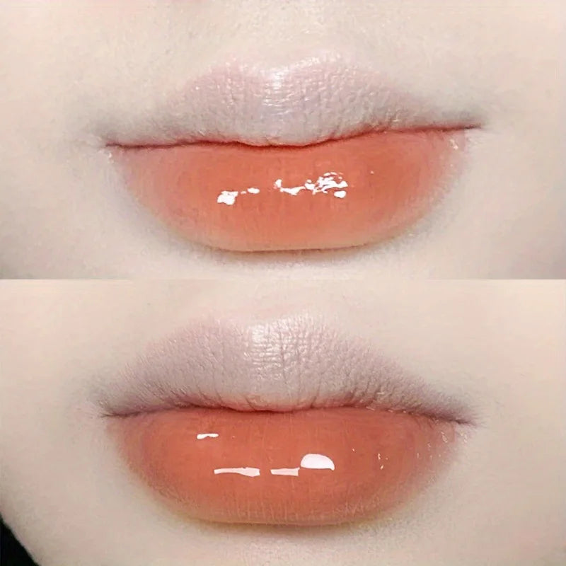 Mirror Lip Gloss Pearl Shine Long-Wear Waterproof Hydrating Non-Sticky