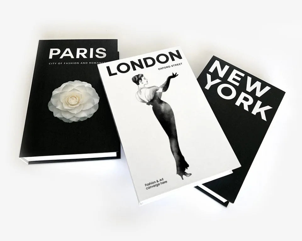 Modern Simulation Books Decorations - Luxury Coffee Table Ornaments for Living Room Study