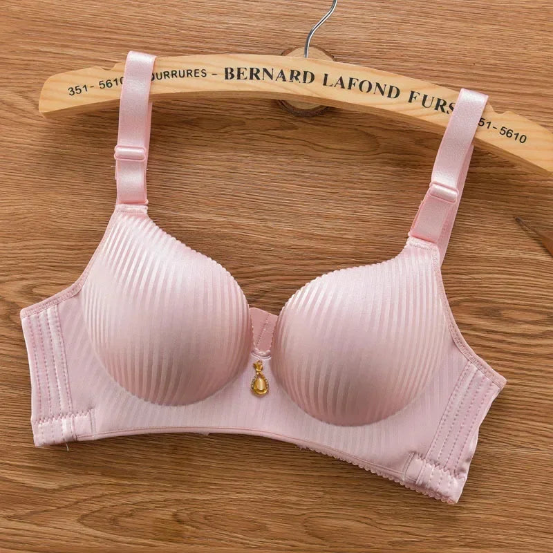 Wireless Push Up Bra 8cm Padded Bralette for Women Plus Size No Underwire Thickened Soft Cup Adjustable Straps Comfort Lingerie