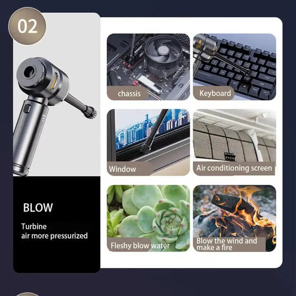 Car vacuum cleaner Wireless Portable Multipurpose Powerful HandHeld Cleaner For Home and Car Cleaning Machine