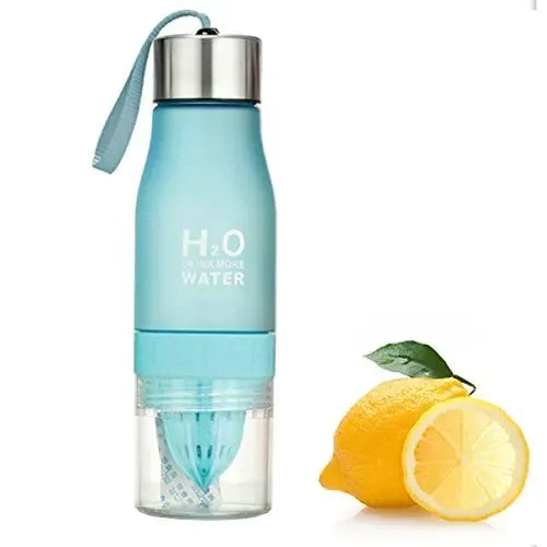 Fruit Infuser Water Bottle - Leak Proof Travel Sports Bottle with H2O Lemon Infusion