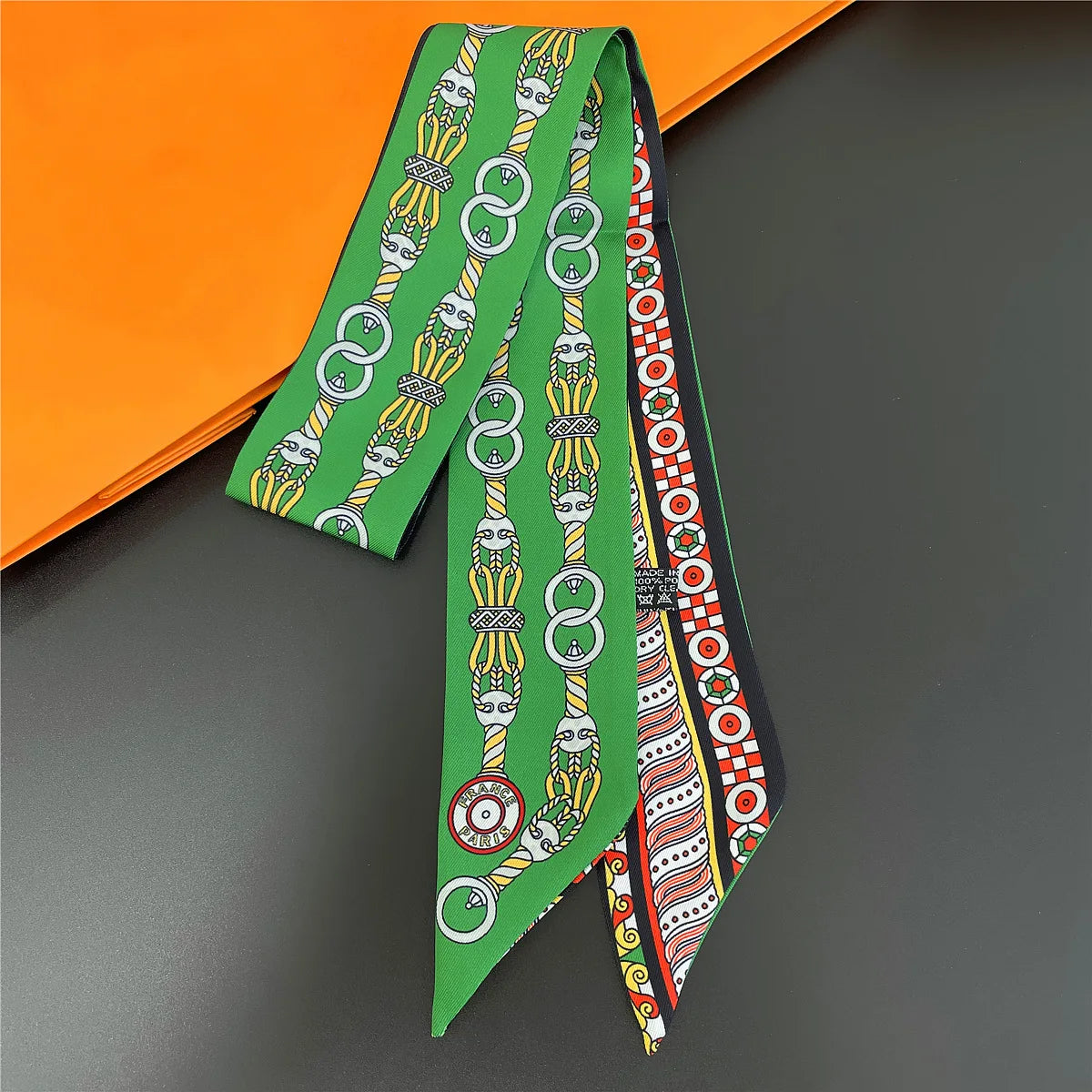 NEW 2026 Long Scarf for Women Narrow Ribbon Headband Female Neckerchief Handle Bag Band Bandana Hair Tie Accessories