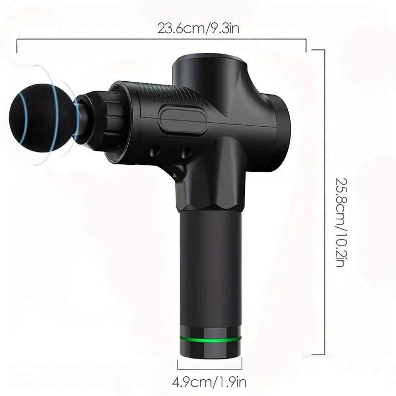 Portable Fascia Gun Vibration Massage Gun - Deep Muscle Relaxation Fitness Recovery Device