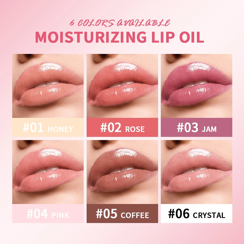 Lip Glosses Long Lasting Lipsticks Makeup Transparent Lip Gloss Care of the Lips Cosmetics Tint Oil Plumping Moisturizing Care