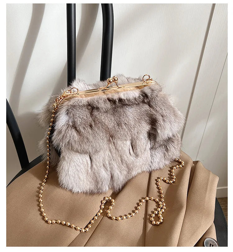 Luxury Soft Faux Fur Handbags | Merch Gone Viral