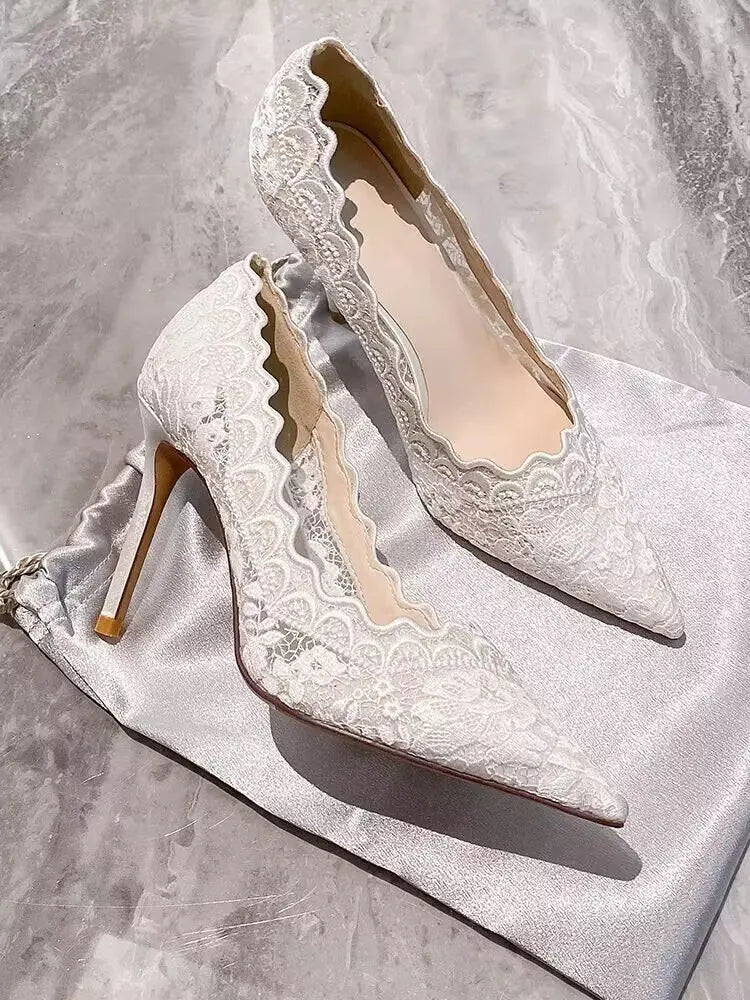 Women High Heels 2025 New Spring Design Pointed Toe Woman Pumps Thin Heels Elegant Nightclub Party Female Shoes Zapatos De Mujer