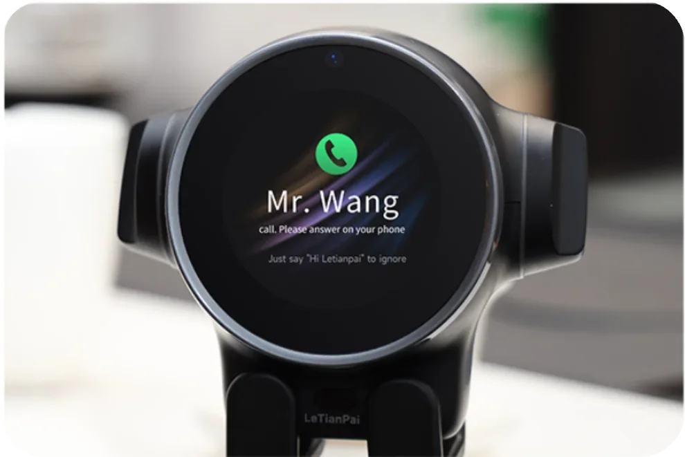 RUX Advanced AI Robot - ChatGPT Bluetooth WiFi Touch Screen Smart Desktop Assistant