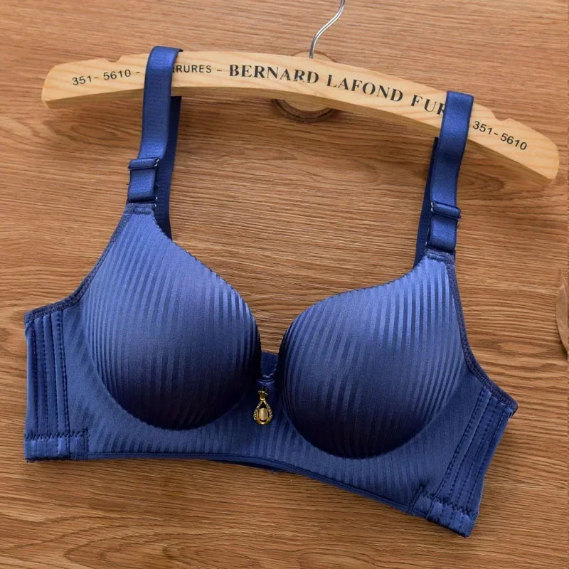 Wireless Push Up Bra 8cm Padded Bralette for Women Plus Size No Underwire Thickened Soft Cup Adjustable Straps Comfort Lingerie