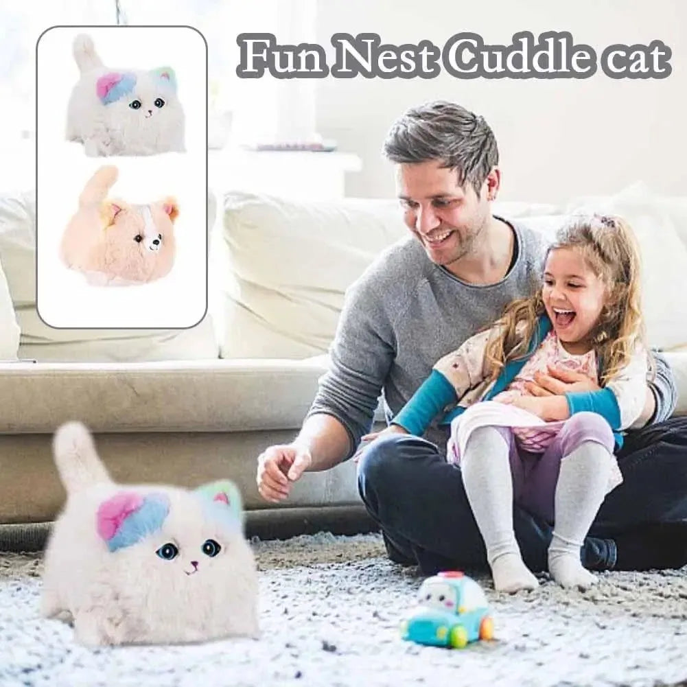 Interactive Huggy Cat Dog - Realistic Electric Plush Pet with Voice & Movement