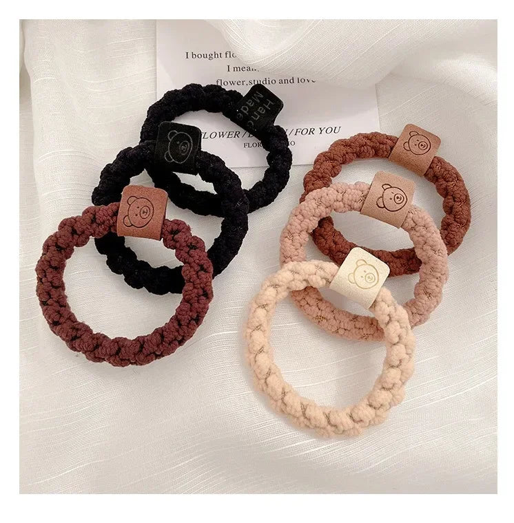 Elastic Hair Bands, High Stretch Durable Hair Ties, Trendy Rubber Bands, Fashionable Hair Accessories, Stylish Ponytail Holders