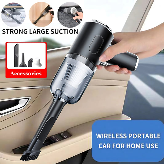 New Portable Wireless Car Vacuum Cleaner Wireless Vacuum Cleaner Dual Use for Home and Car 30W High Power Powerful Vacuum Cleane