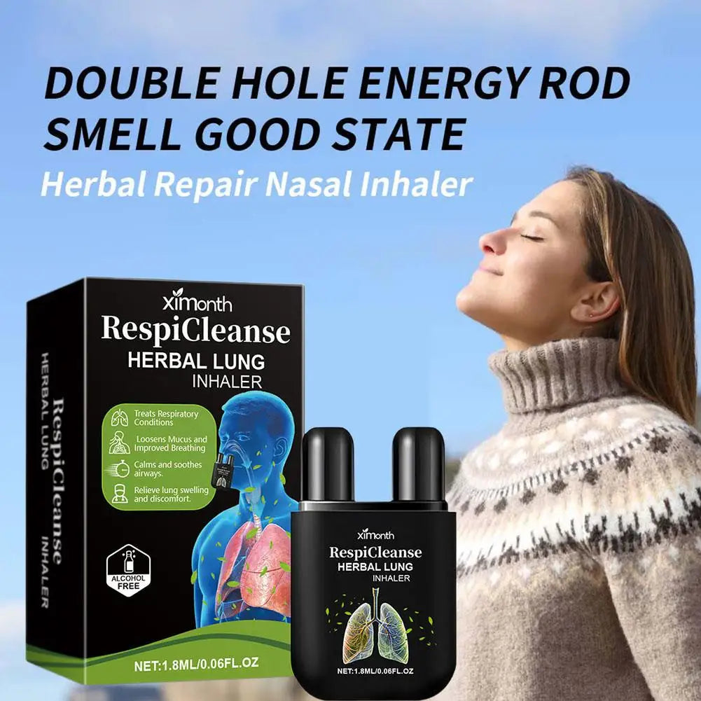 Lung & Liver Detox Nasal Inhaler – Natural Herbal Cleanse for Respiratory & Detox Support