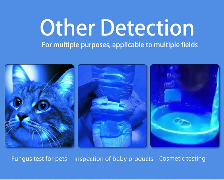 Skin Analyzer Skin Examination Beauty Test Medical Wood's Lamp Dermoscope Medical Woods Lamp Skin Analysis Vitiligo Detector