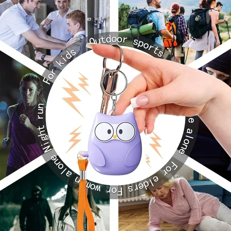 Personal Self Defense Alarm 130db - Safety Siren Keychain Alarm for Women