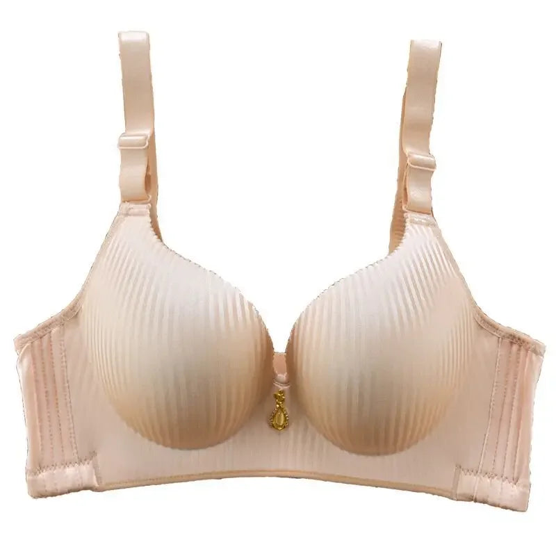 Wireless Push Up Bra 8cm Padded Bralette for Women Plus Size No Underwire Thickened Soft Cup Adjustable Straps Comfort Lingerie