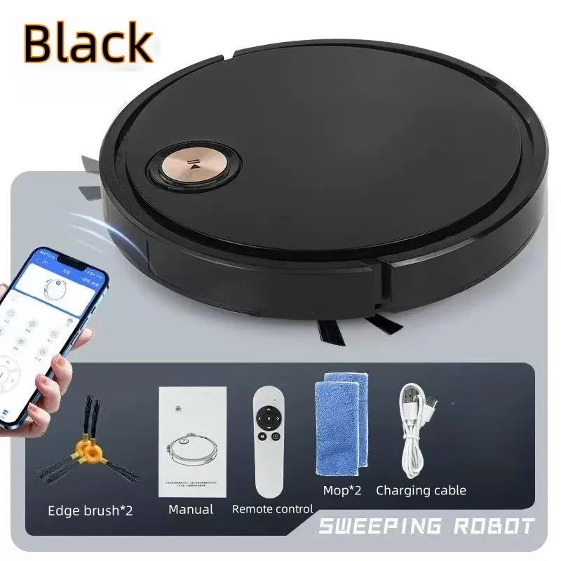 Smart Robot Vacuum with APP Control - Multi-Functional Floor Cleaning for Busy Families